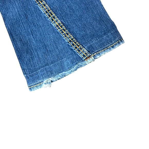 True Religion Y2K Joey Big T Flare Jeans Womens Size 29x33 Measures 32” Inseam - Picture 12 of 16